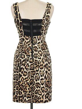 Alice + Olivia Leopard Sheath Dress – Size 6